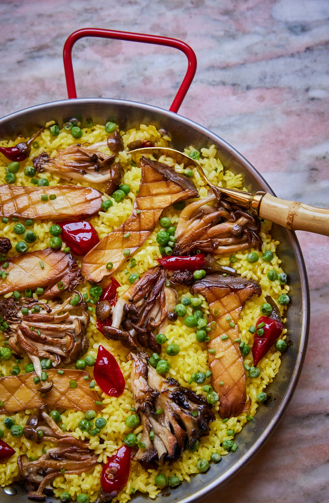 Mushroom Paella – Flamingo Estate