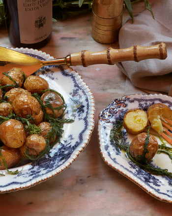 Agretti and Spring Potatoes