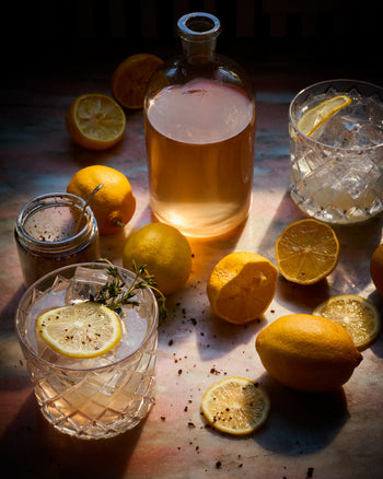 Sparkling Sumac Thyme Lemonade