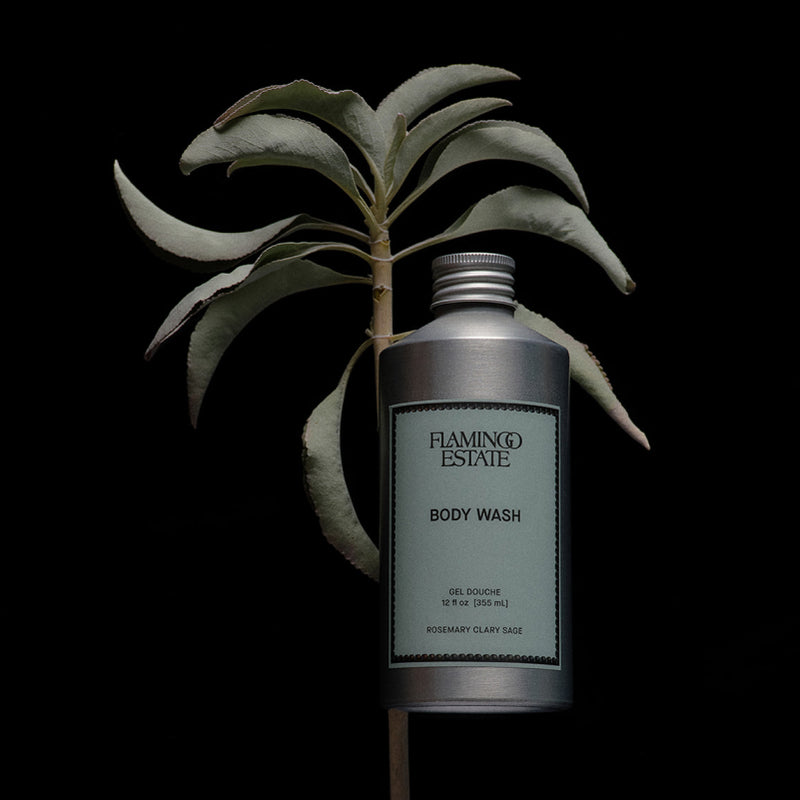 Rosemary Clary Sage Body Wash - Flamingo Estate