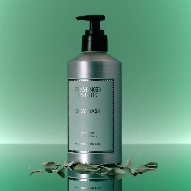 Rosemary Clary Sage Body Wash - Flamingo Estate