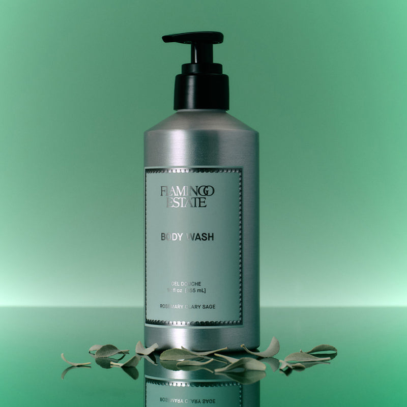 Rosemary Clary Sage Body Wash - Flamingo Estate