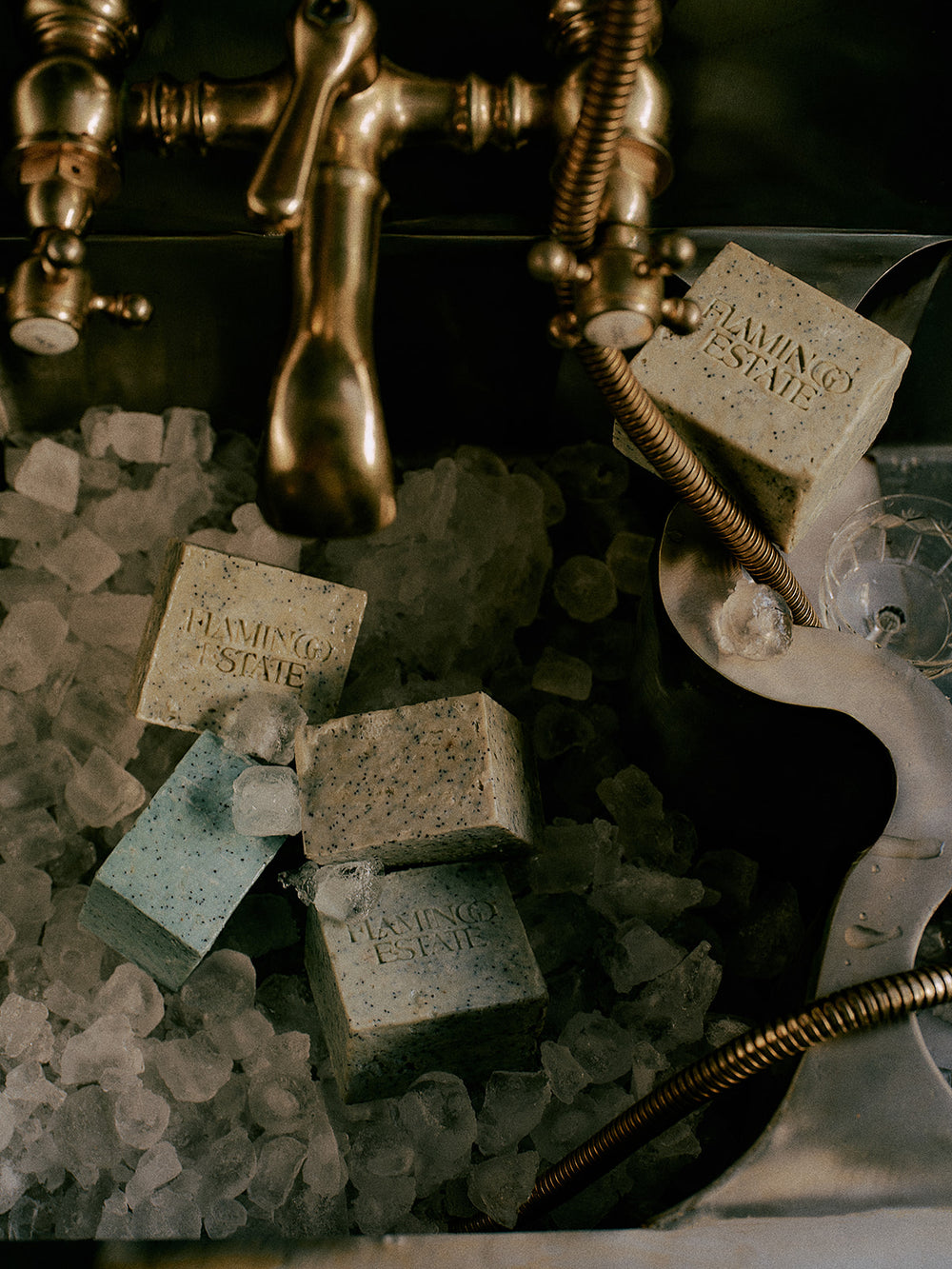 Exfoliating Peppermint Soap Brick - Flamingo Estate