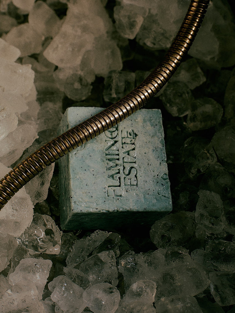 Exfoliating Peppermint Soap Brick - Flamingo Estate