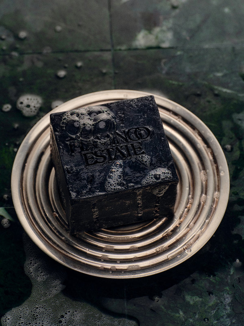 Lavender Activated Charcoal Soap Brick - Flamingo Estate