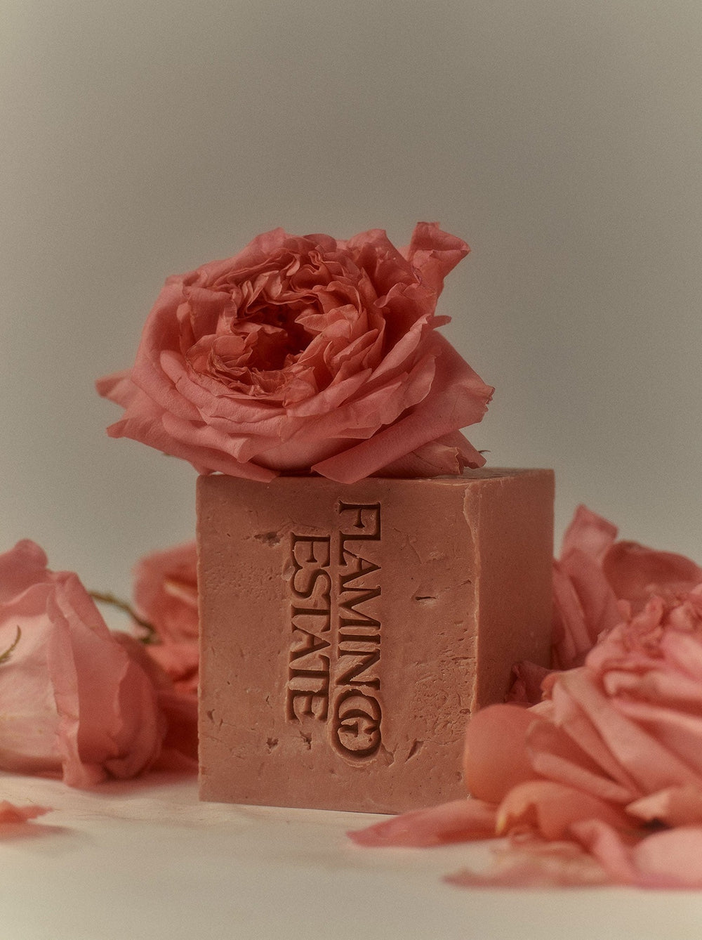 Jasmine Damask Rose Soap Brick - Flamingo Estate
