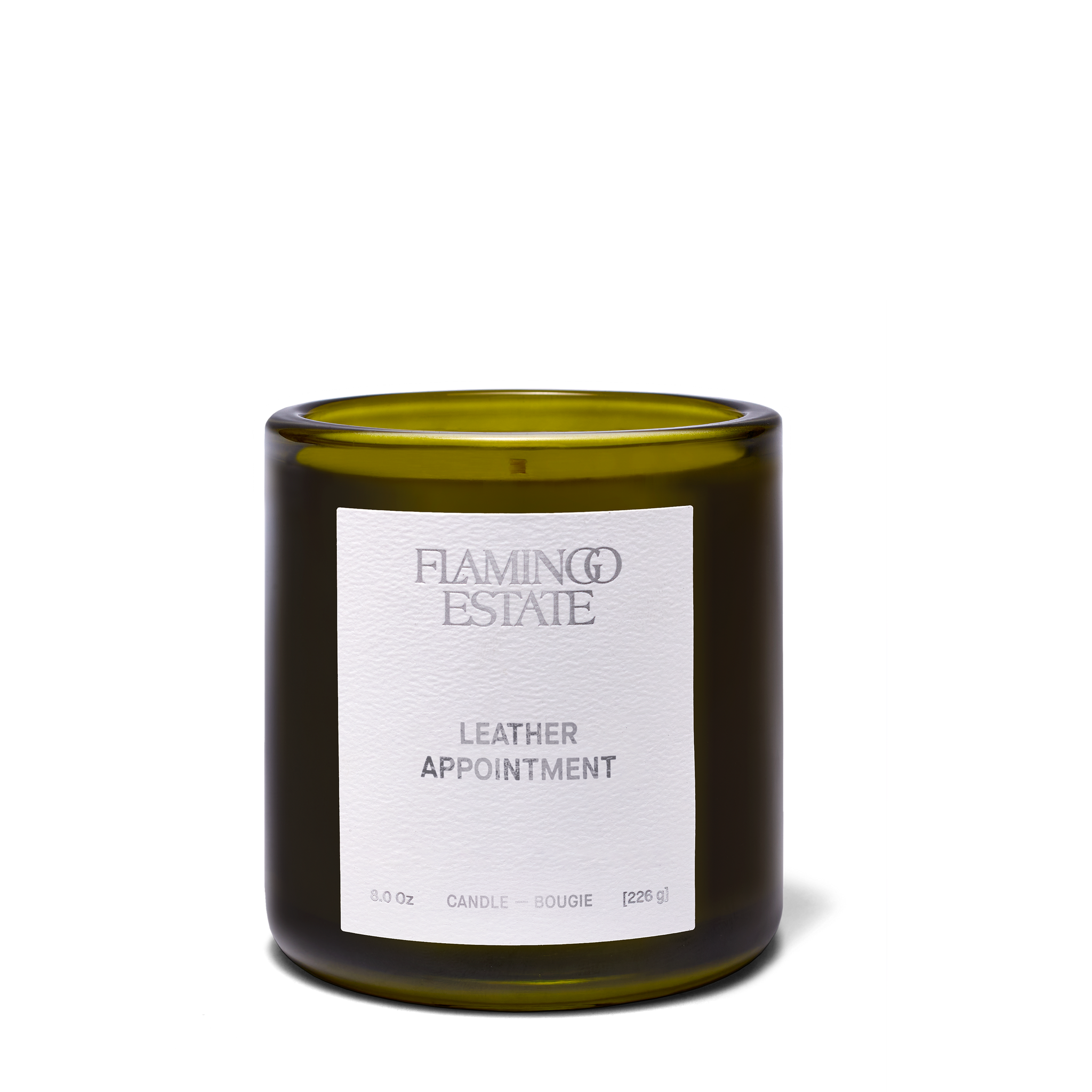 Leather Appointment Candle – Flamingo Estate