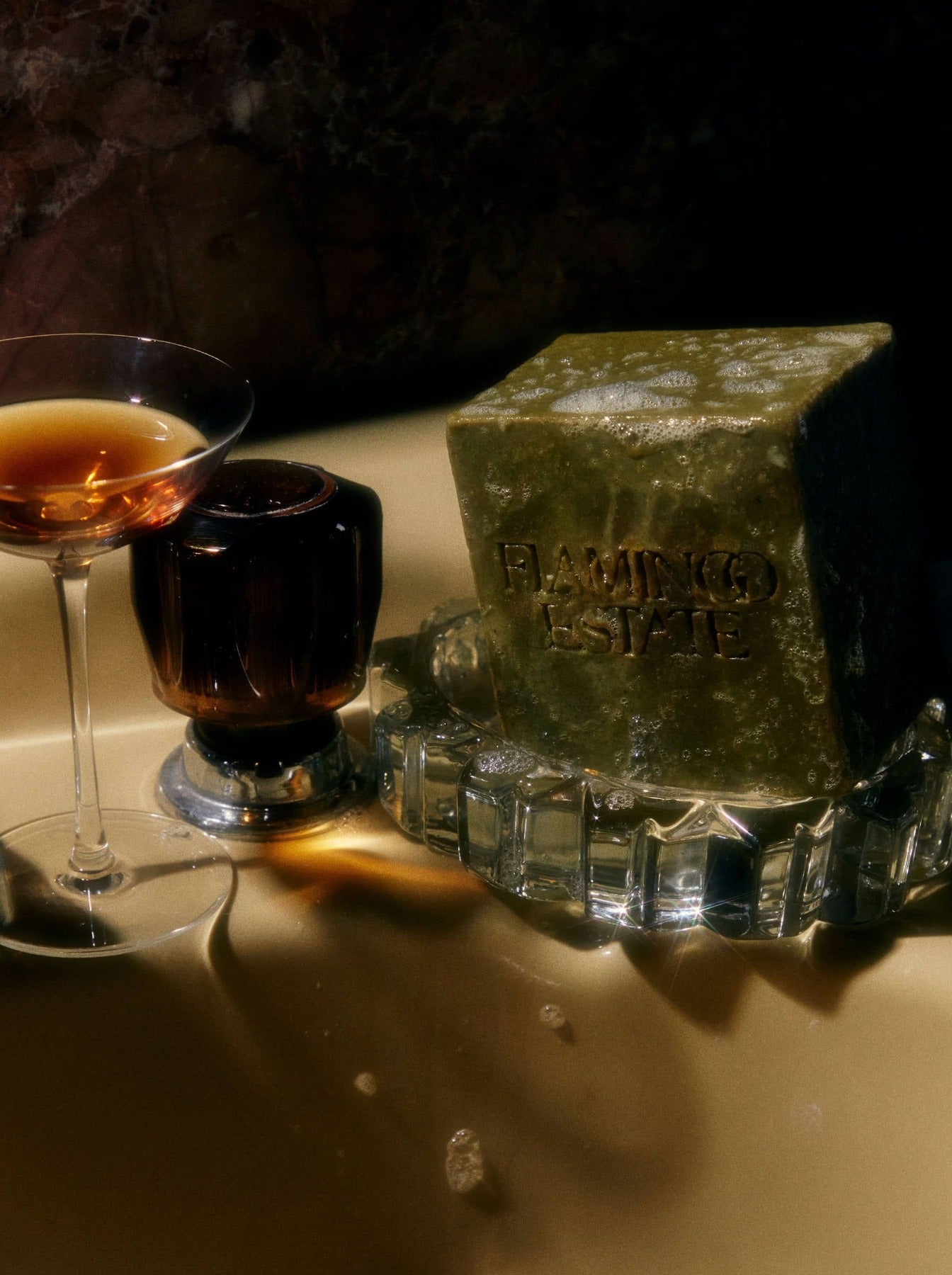 Rosemary Green Leaf Parsley Soap Brick - Flamingo Estate