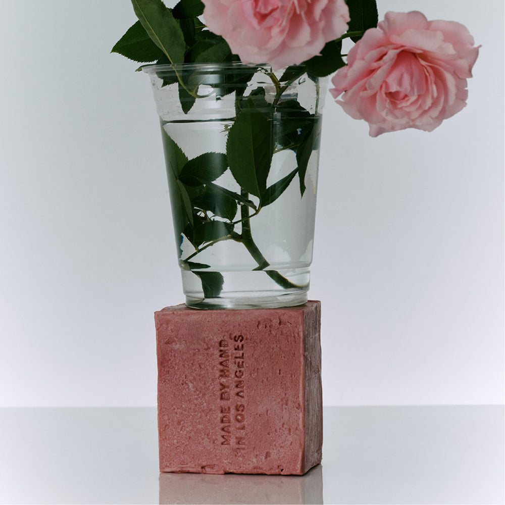 Jasmine Damask Rose Soap Brick - Flamingo Estate