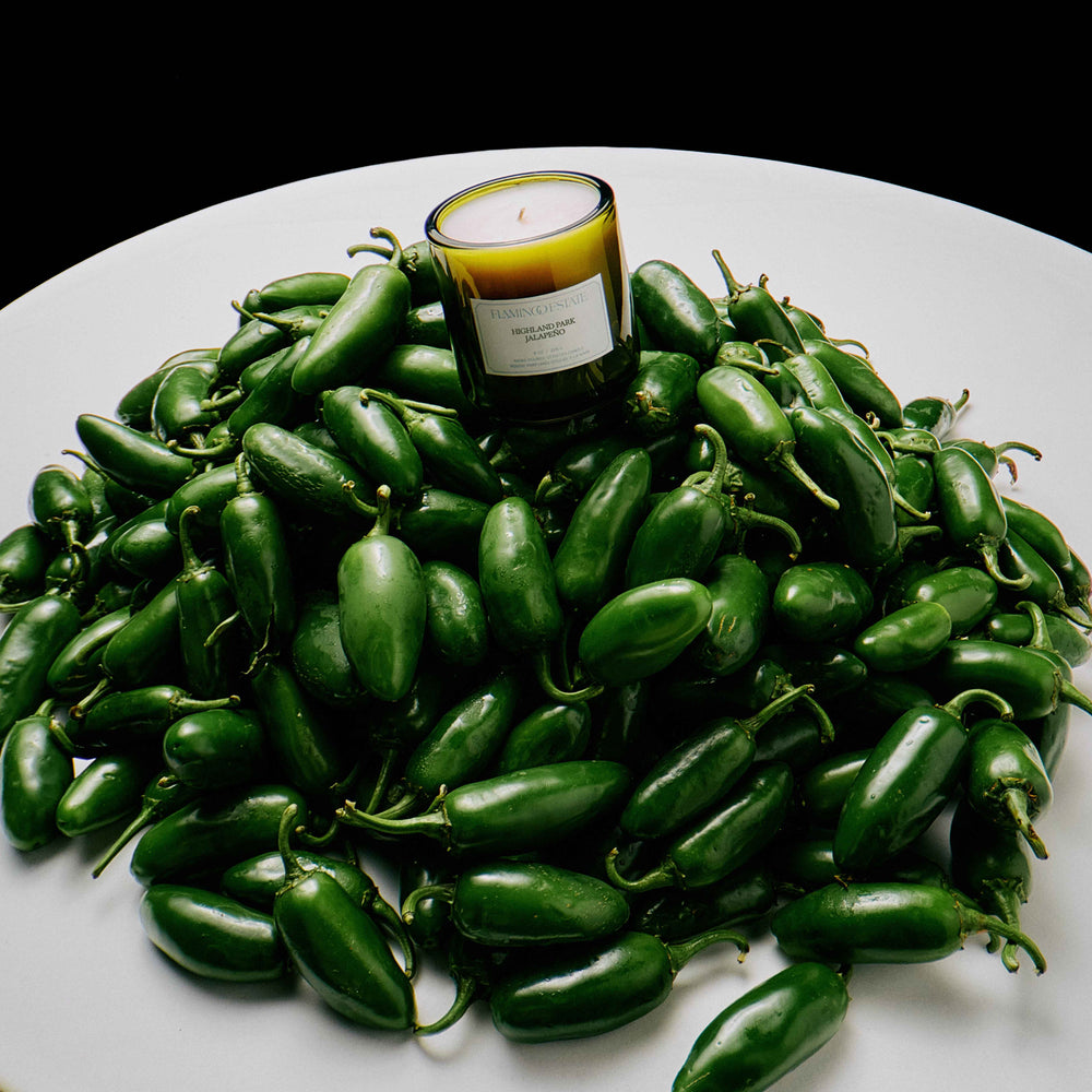 Highland Park Jalapeño Candle - Flamingo Estate