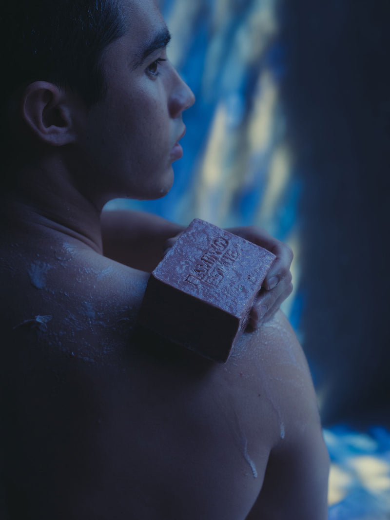 Jasmine Damask Rose Soap Brick - Flamingo Estate