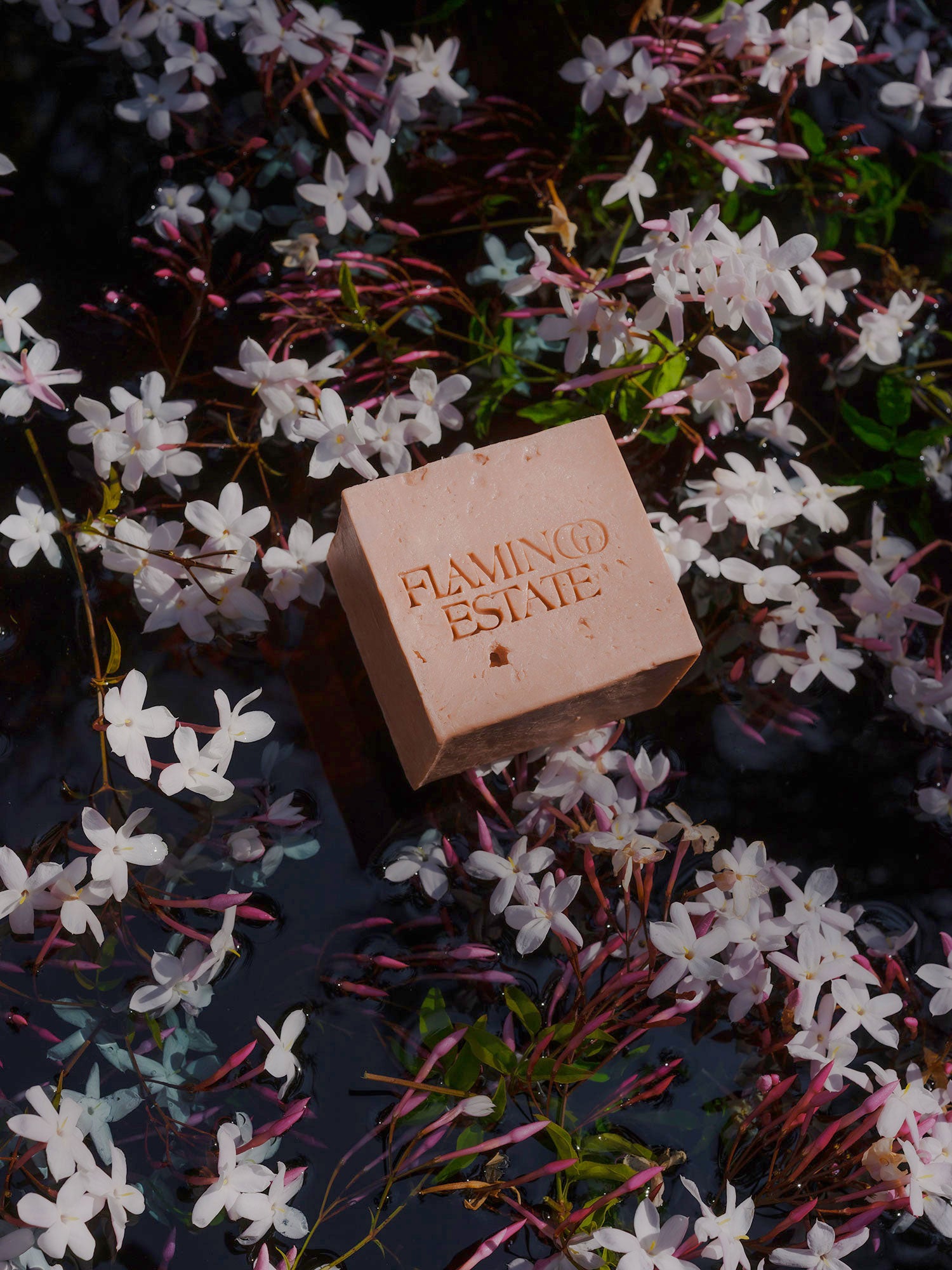 Jasmine Damask Rose Soap Brick - Flamingo Estate