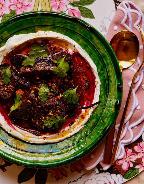 Marinated Beets with Cashew Dukkah; Inspired My Mhzh