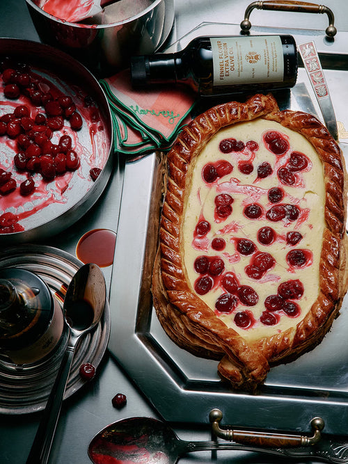 Cranberry Cheese Galette