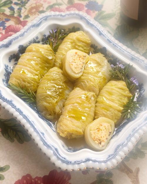 Stuffed and Simmered Napa Cabbage