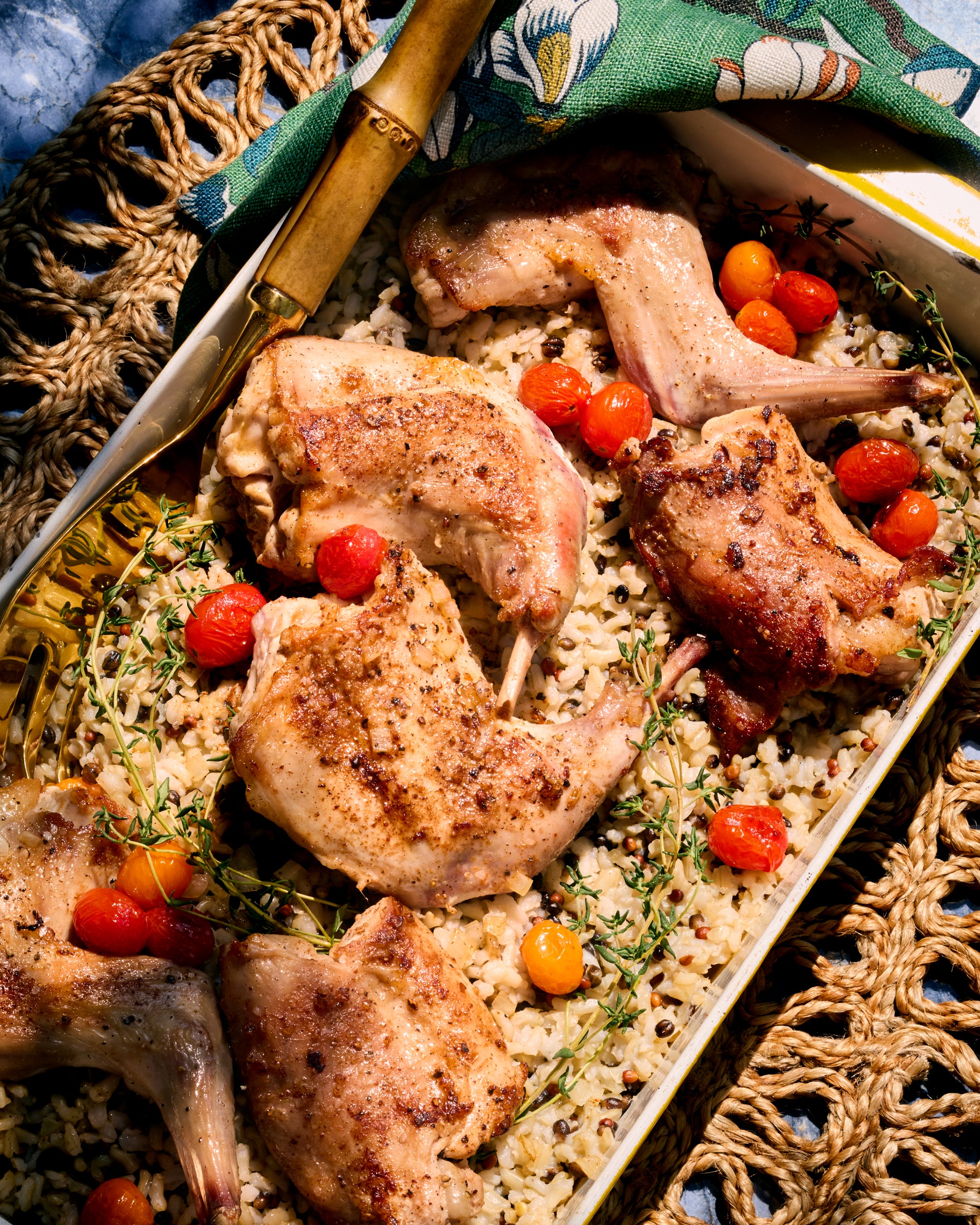 Braised Rabbit & Wild Rice – Flamingo Estate