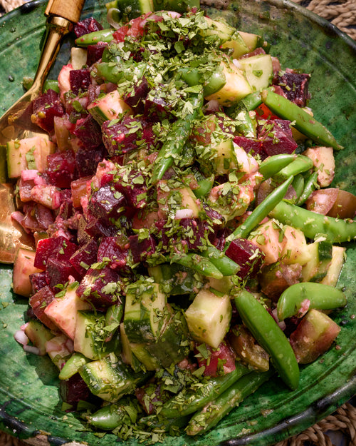 Avocado, Tomato and Roasted Beet Ceviche