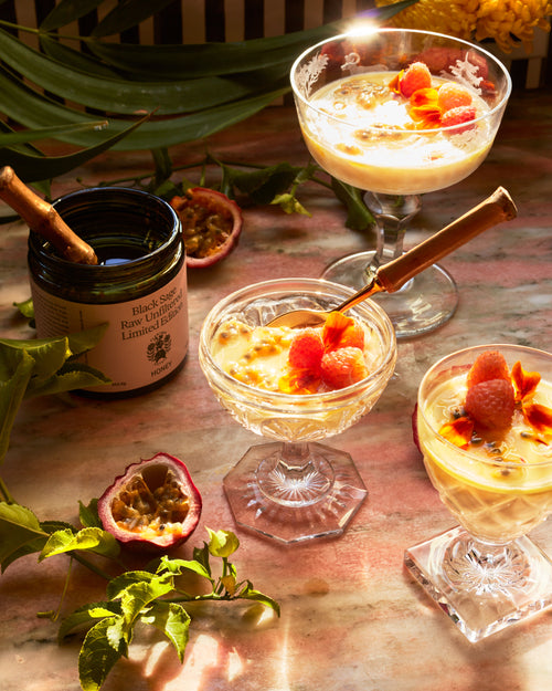 Yogurt & Saffron Panna Cotta