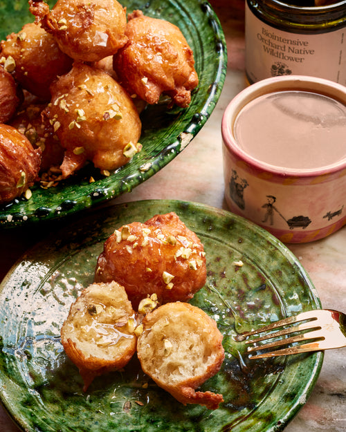 Star Anise Loukoumades (Greek Honey Donuts)