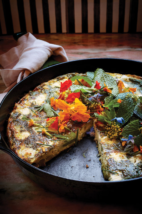 Asparagus & Fava Bean Frittata