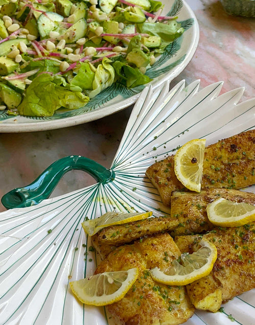 Seared Mahi with Salad & Honey Vinaigrette
