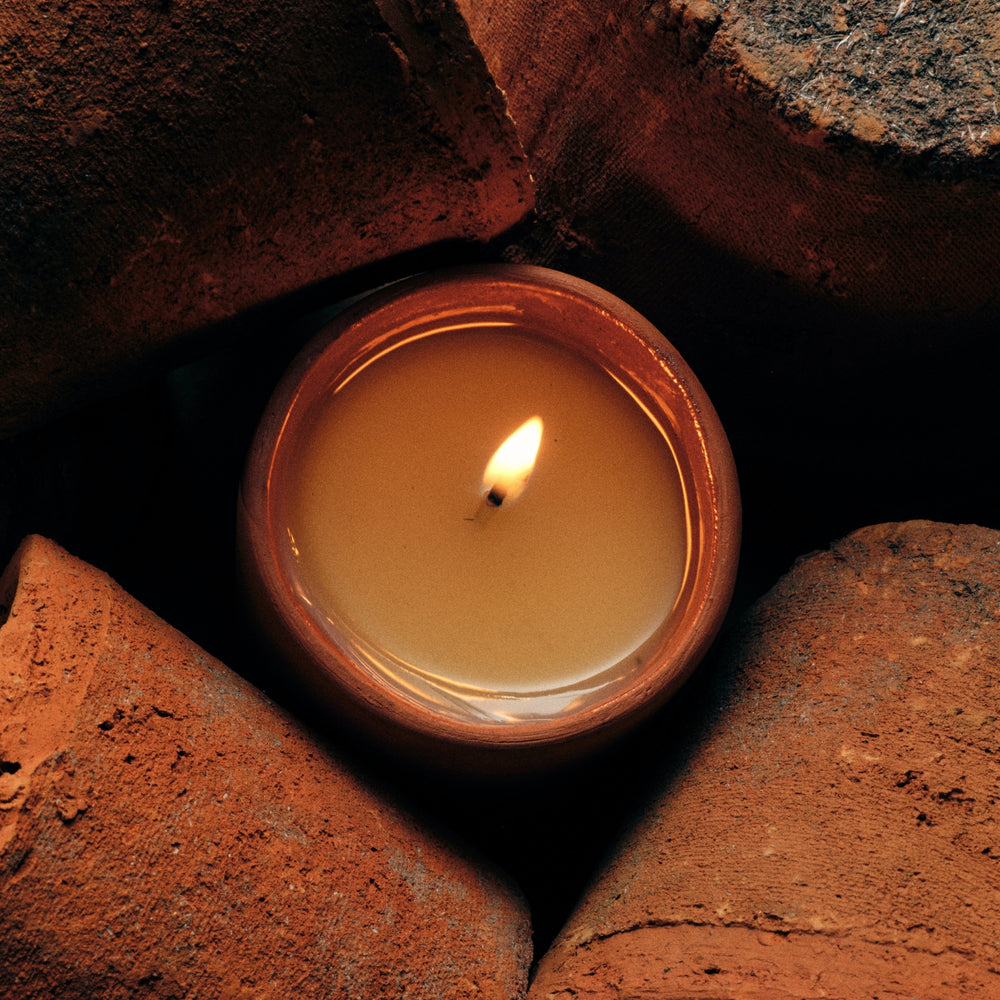 Banana Leaf Candle