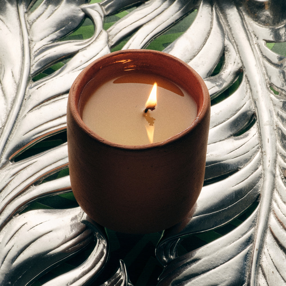 Banana Leaf Candle