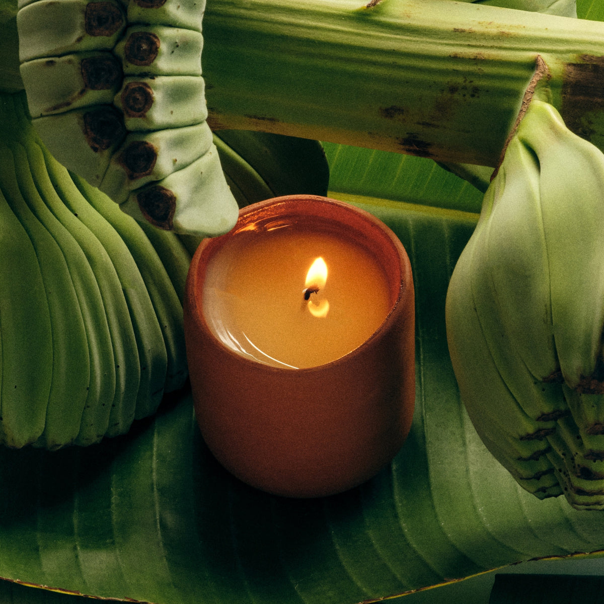 Banana Leaf Candle