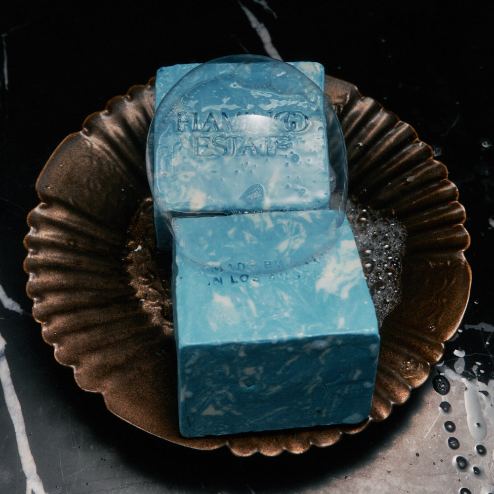 Blue Poppy Alpine Soap Brick