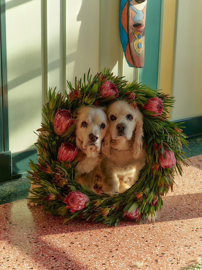 Holiday Wreath - Flamingo Estate