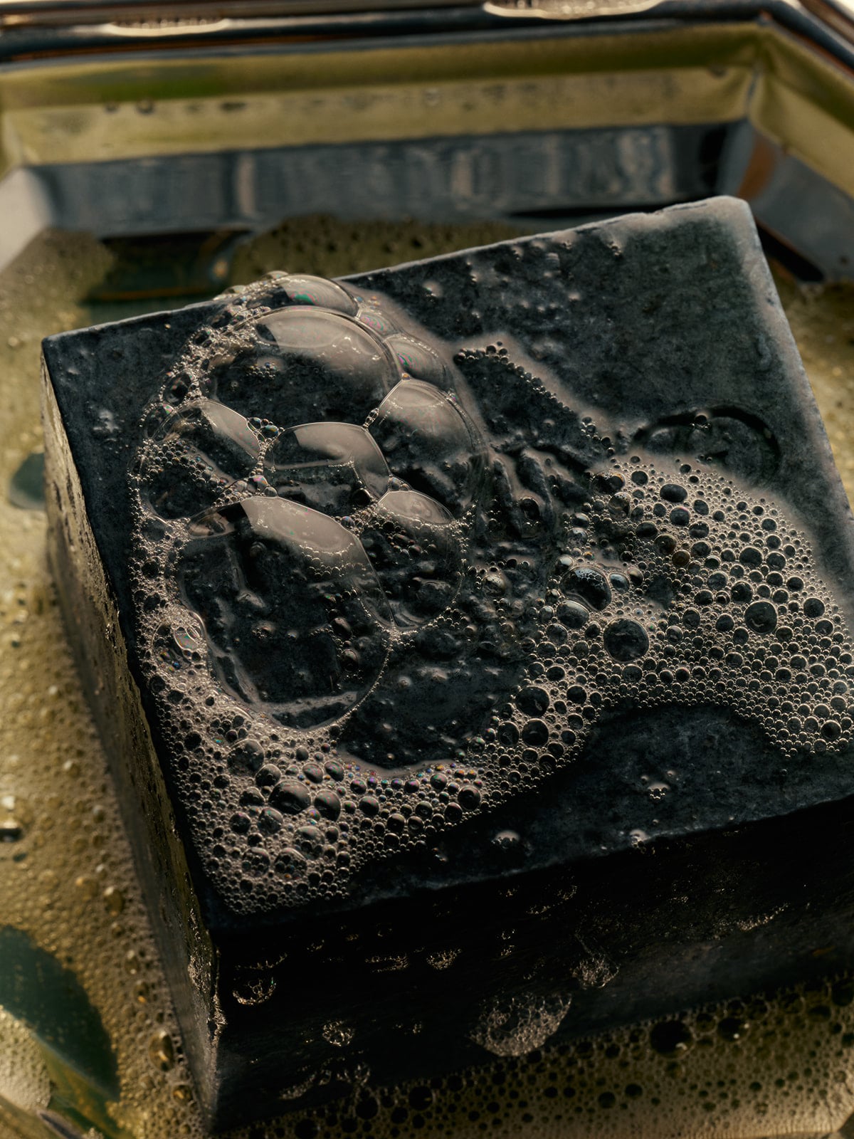 Lavender Activated Charcoal Soap Brick - Flamingo Estate