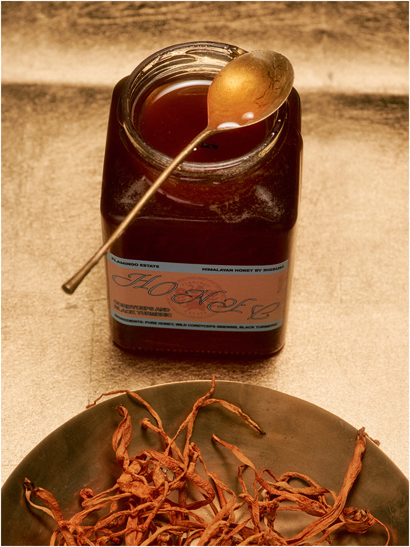 <p>CORDYCEPS & BLACK TURMERIC HONEY</p>