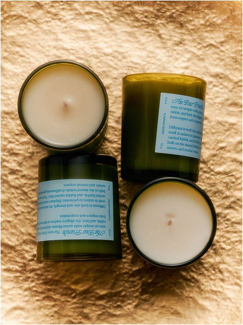 <p>THE FOUR FRIENDS TEMPLE CANDLES</p>