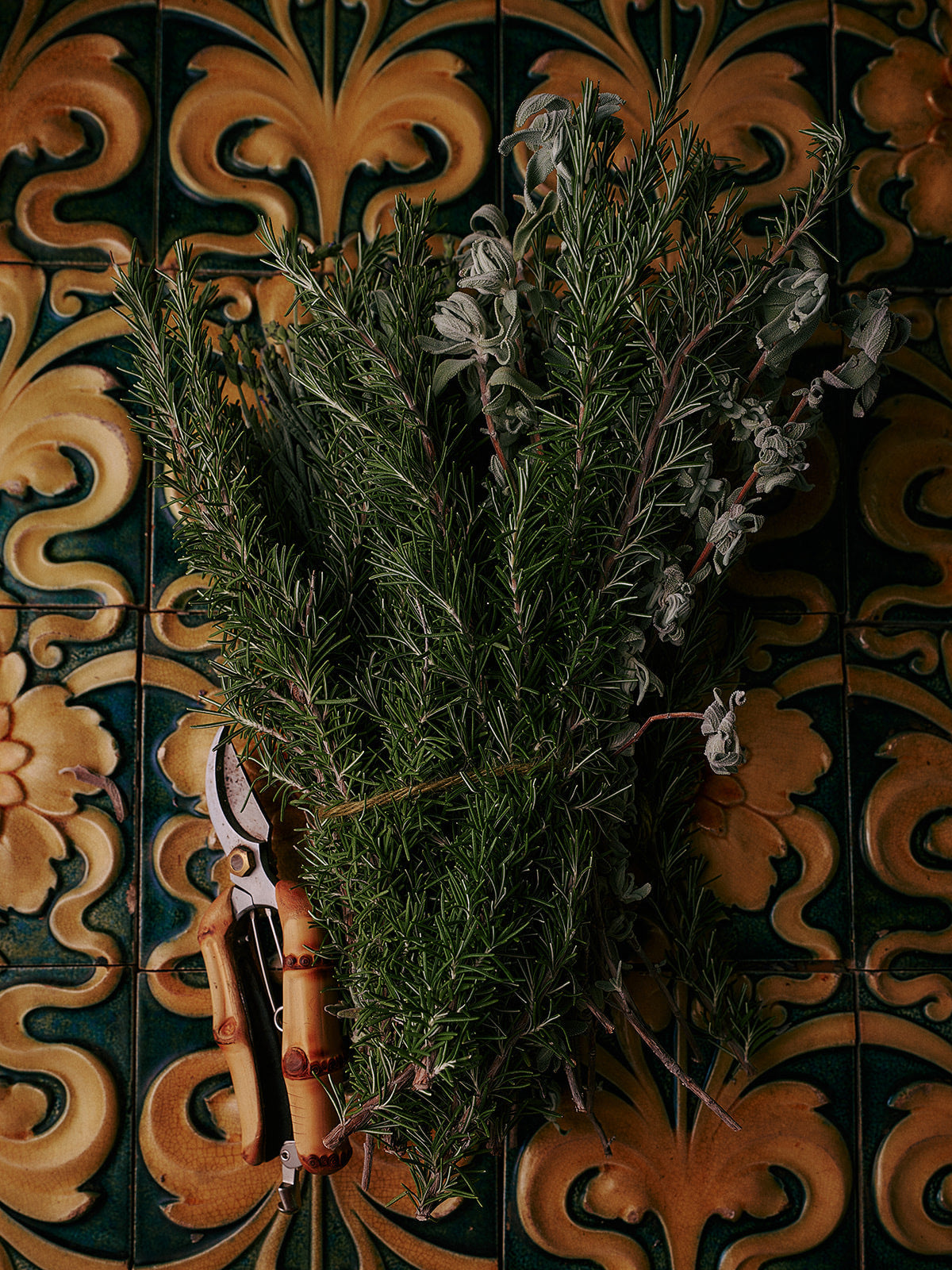 Oversized Kitchen Herb Bag - Flamingo Estate