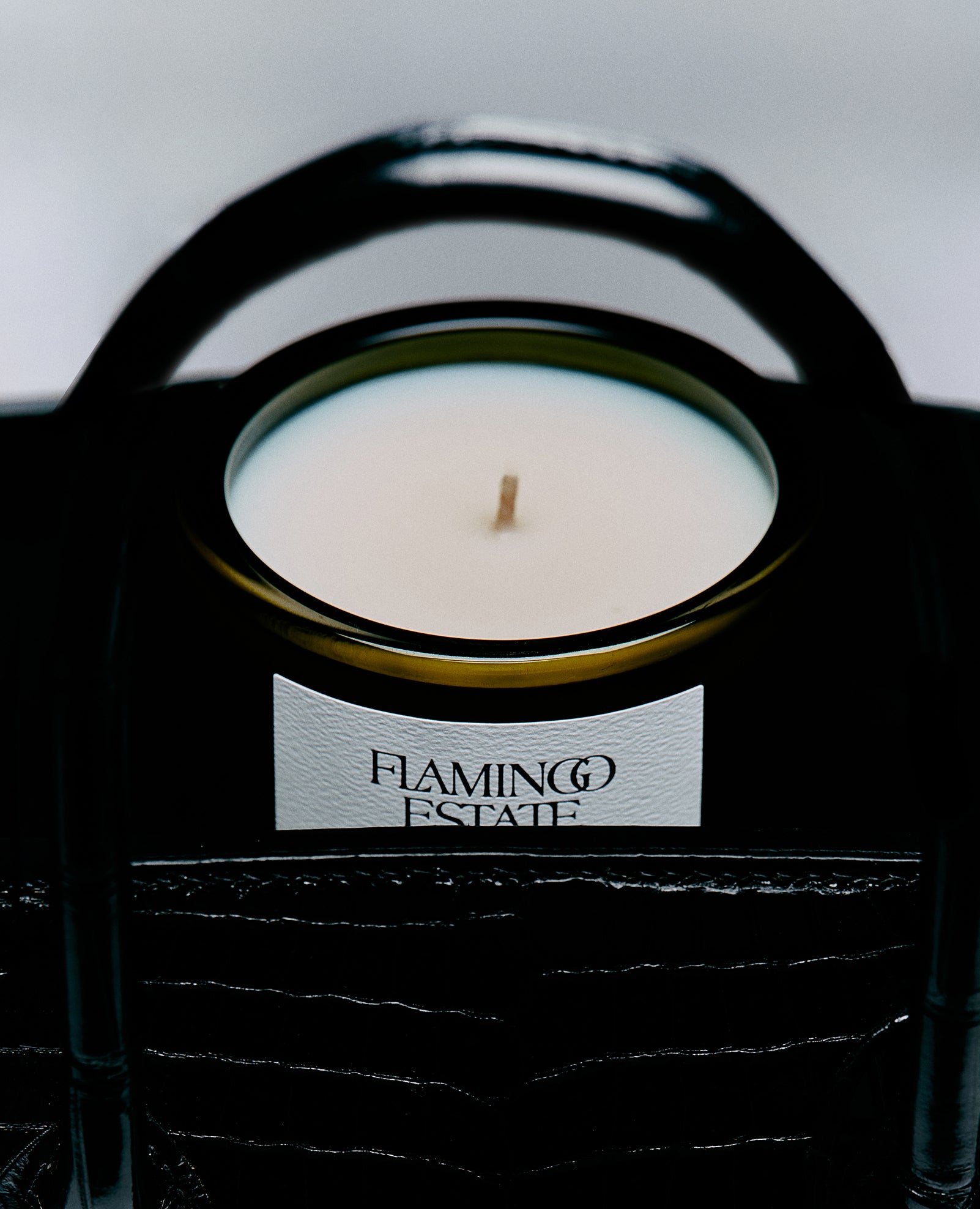 Leather Appointment Candle - Flamingo Estate