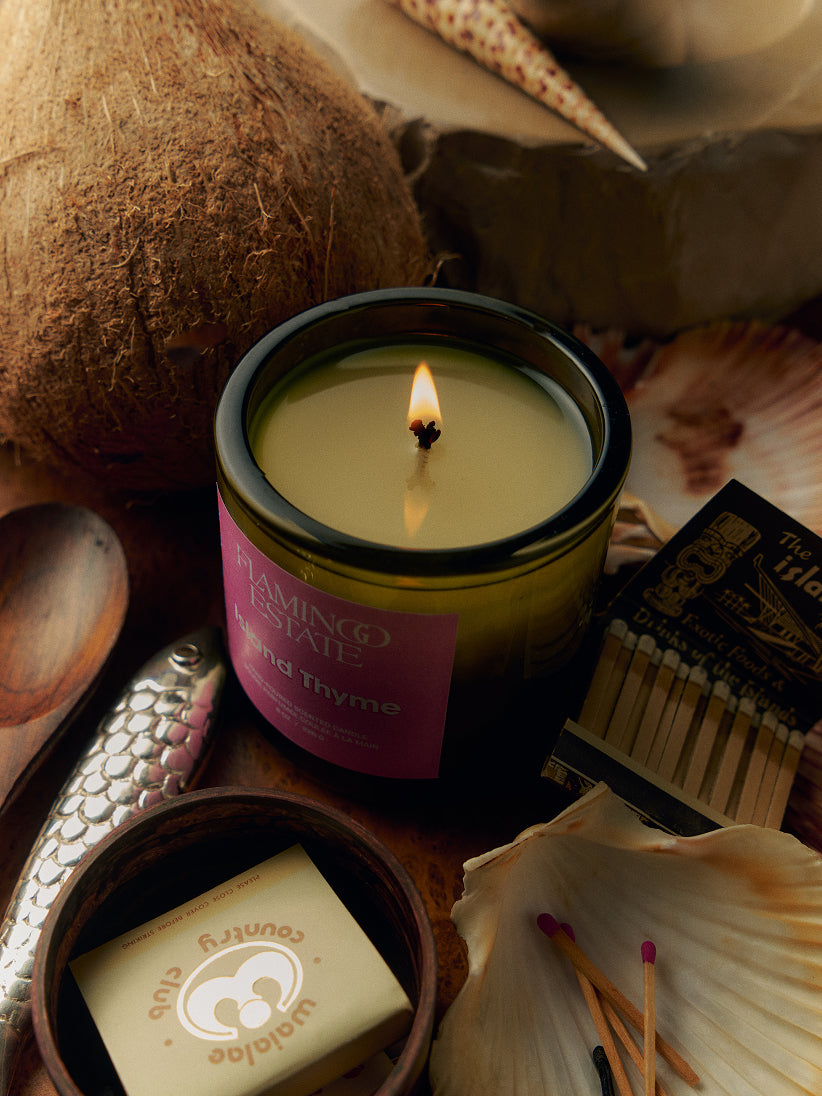 Island Thyme Candle - Flamingo Estate