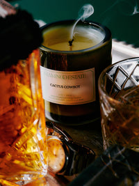 Cactus Cowboy Candle