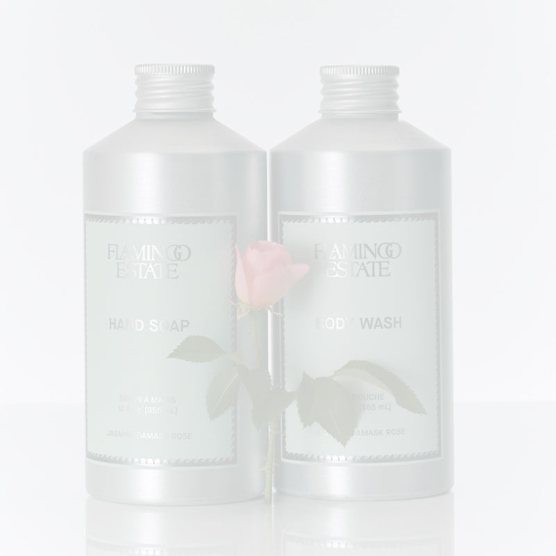 Night Blooming Jasmine & Damask Rose Body Wash - Flamingo Estate