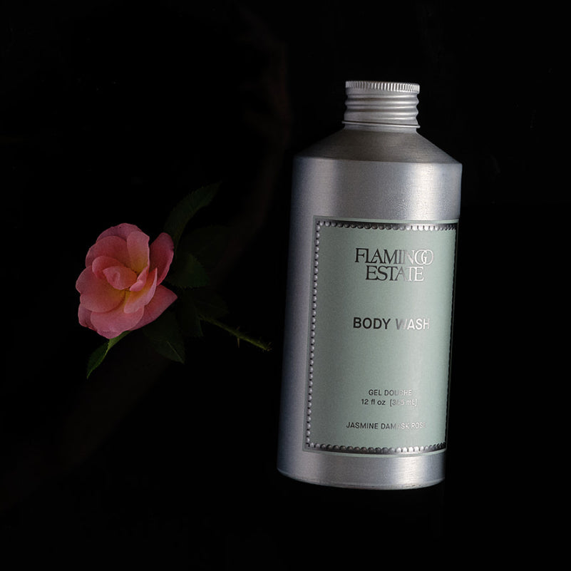 Night Blooming Jasmine & Damask Rose Body Wash - Flamingo Estate