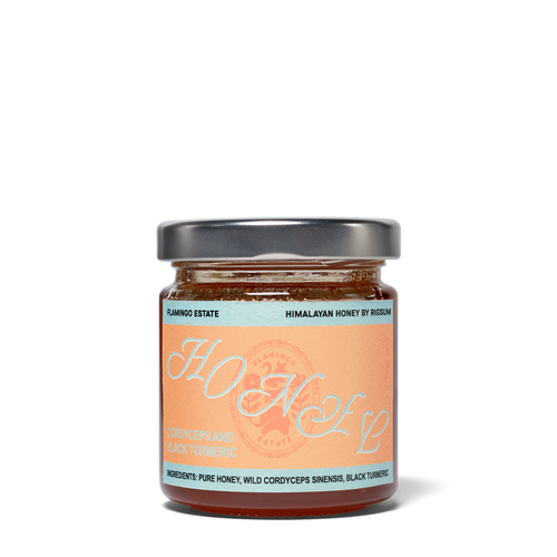 Flamingo Estate Cordyceps and Black Turmeric Honey