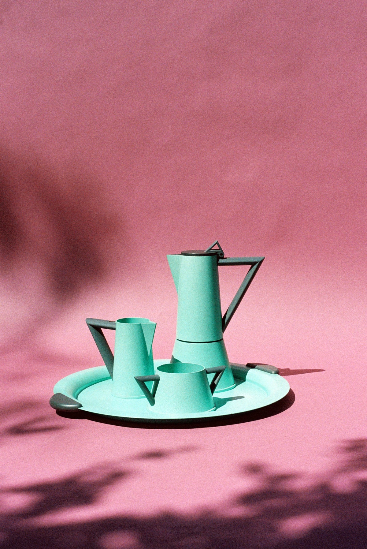 Ettore Sottsass for Lagostina Accademia Coffee Set, 1980s - Flamingo Estate
