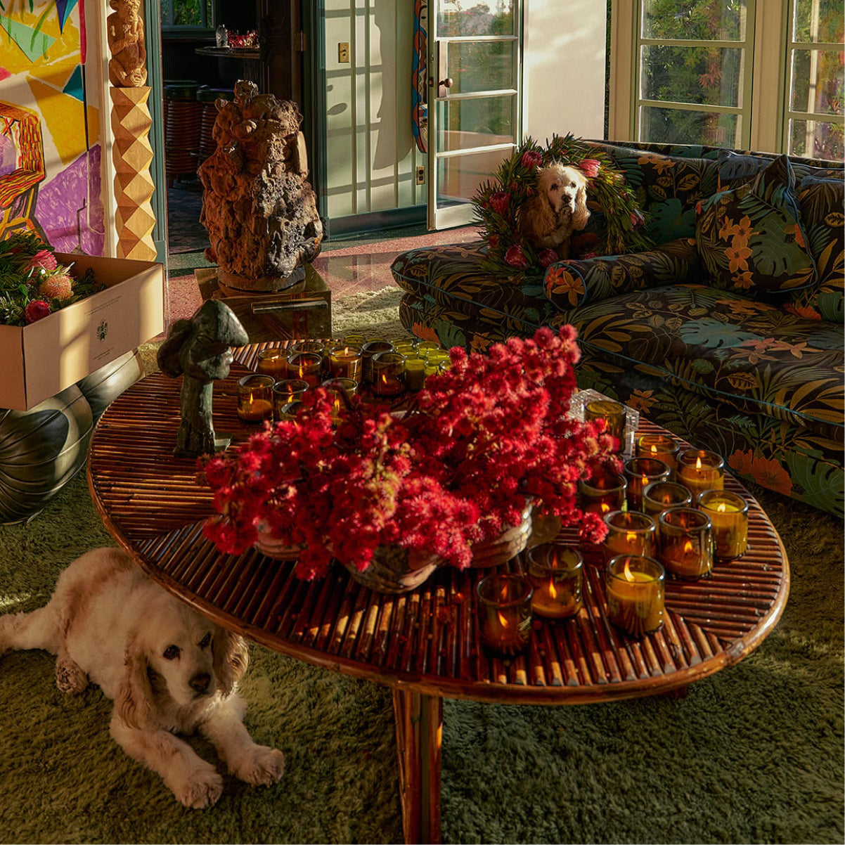 Personalized Heirloom Tomato XL Candle - Flamingo Estate