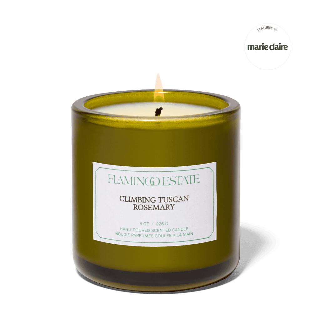 Climbing Tuscan Rosemary Candle - Flamingo Estate