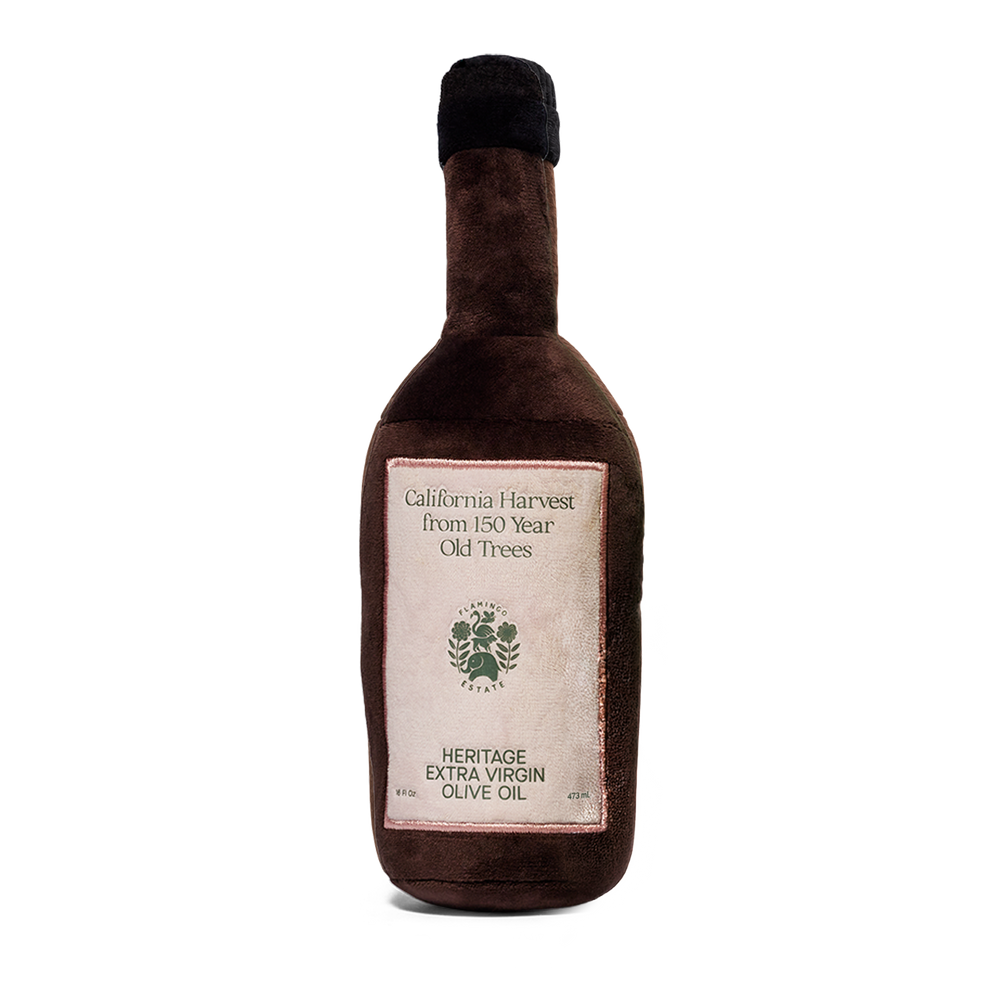 Olive Oil Bottle Dog Toy
