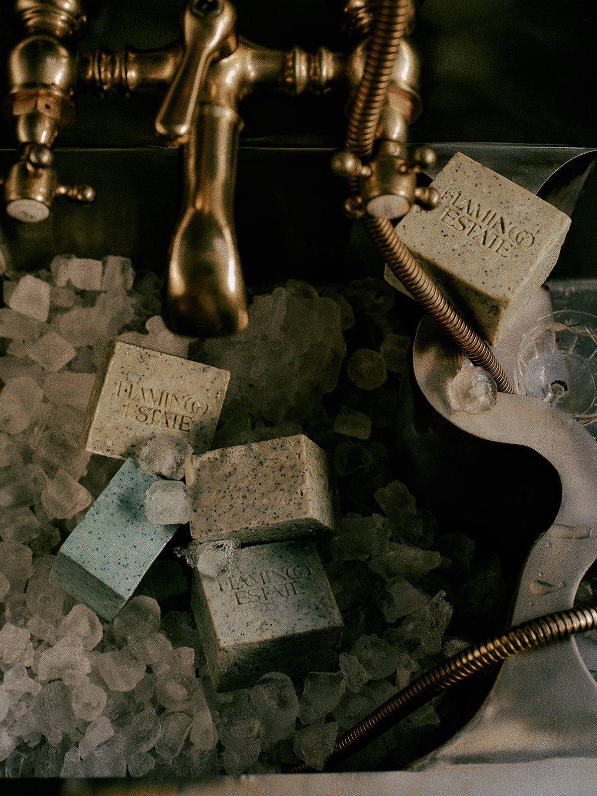 Exfoliating Peppermint Soap Brick - Flamingo Estate