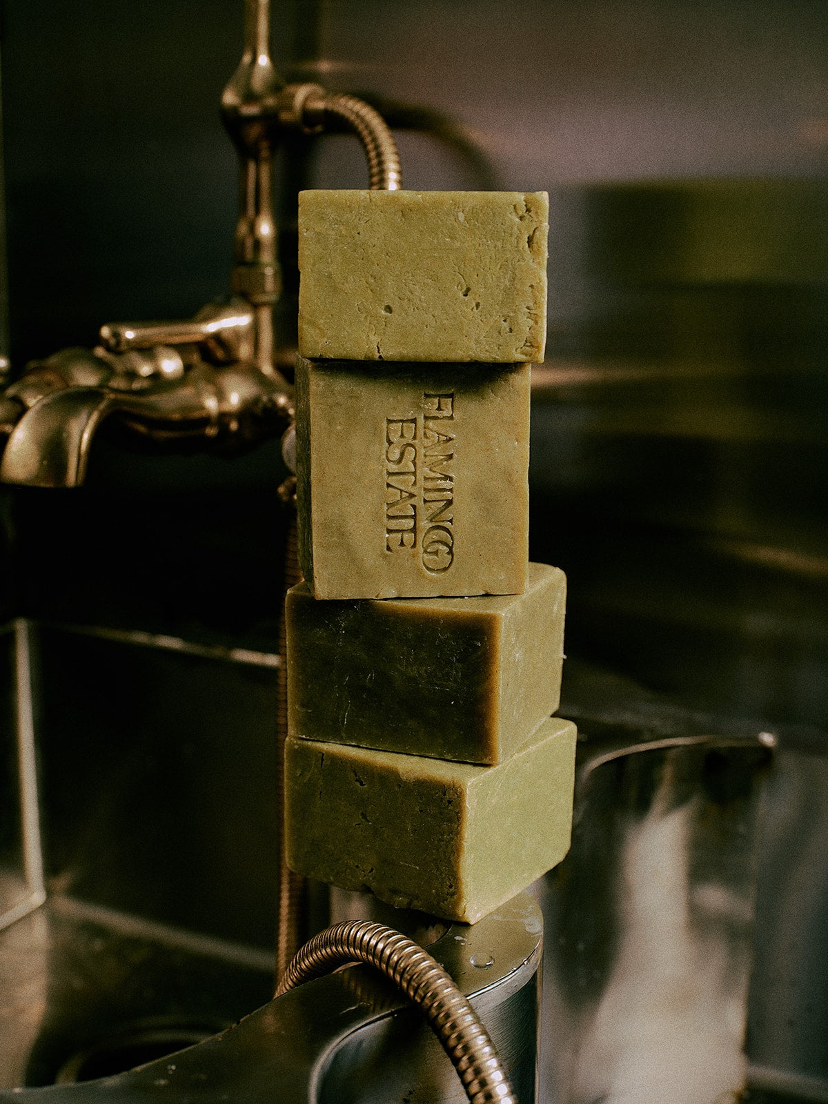 Rosemary Green Leaf Parsley Soap Brick - Flamingo Estate