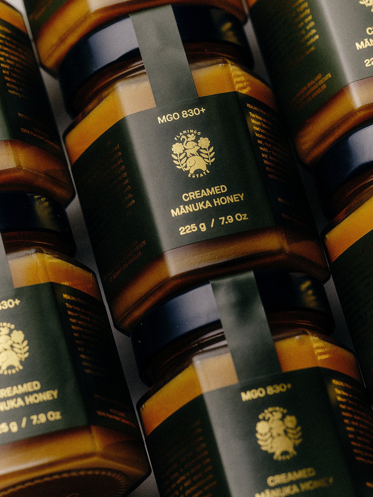 Creamed Mānuka Honey - Flamingo Estate