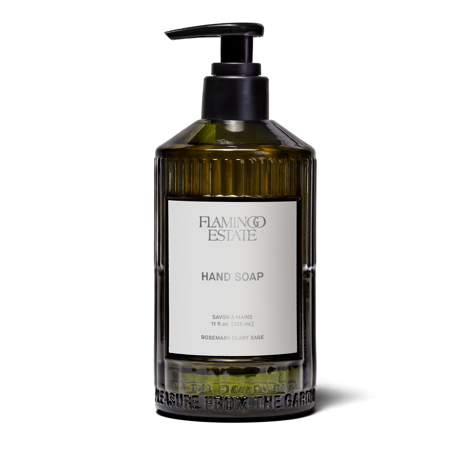 Flamingo Estate Rosemary Clary Sage Glass Hand Soap