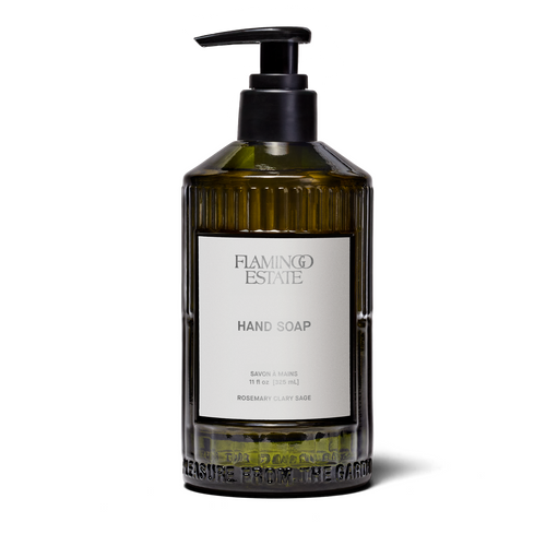 Flamingo Estate Rosemary Clary Sage Glass Hand Soap
