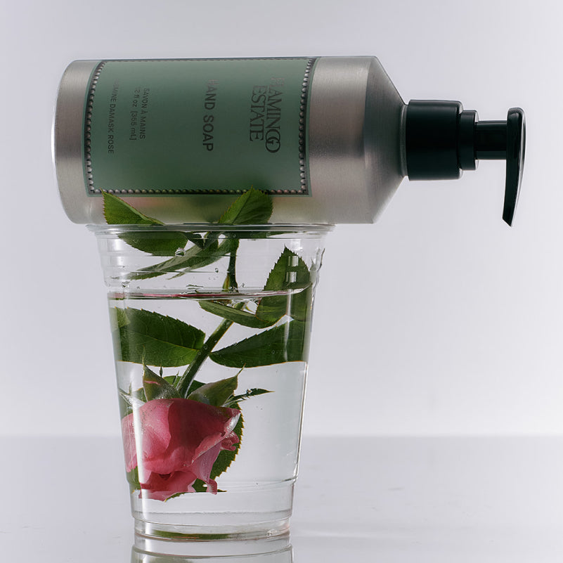 Jasmine Damask Rose Hand Soap - Flamingo Estate